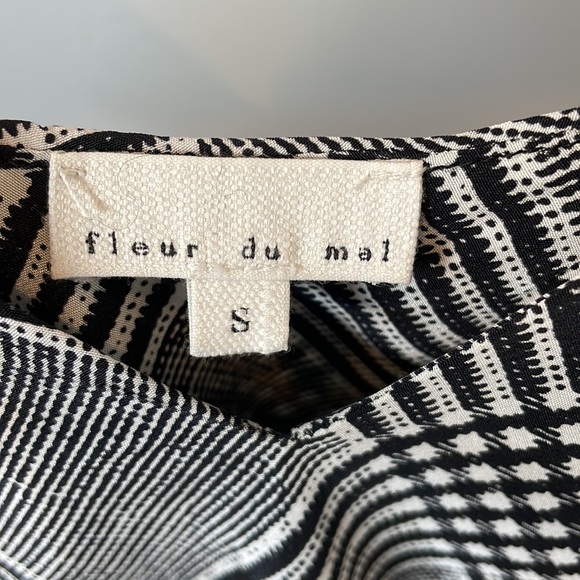 Fleur du mal size S plaid silk camisole - Picture 2 of 4